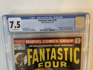 Fantastic Four #130 - CGC 7.5 - Sue Richards Leaves The Fantastic Four.(1973)