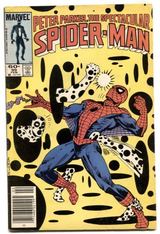 Spectacular Spider-Man #99 1985-  Mark Jewelers variant VG-