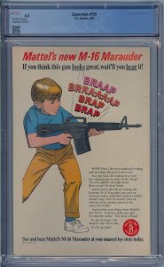 SUPERMAN #199 CGC 6.5 1ST SUPERMAN VS FLASH RACE WHITE PAGES 