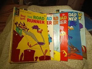 Beep Beep The Road Runner 6 Issue Bronze Age Comics Lot Run Set Collection