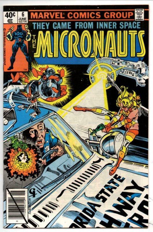 MICRONAUTS #6, VF/NM, Inner Space, Marvel, 1979 more Marvel in store