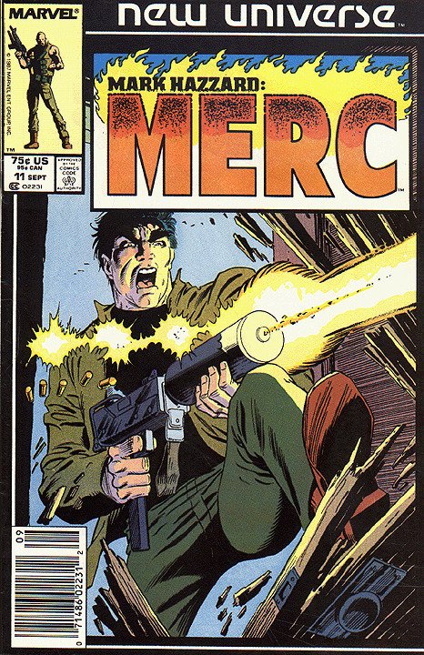 MERC (1986 Series) #11 NEWSSTAND Near Mint Comics Book 