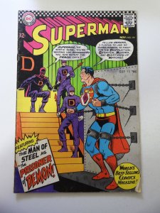 Superman #191 (1966) VG+ Condition