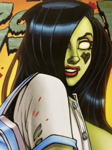 ZOMBIE TRAMP #35 BILL MCKAY SCHOOL GIRL RISQUE SIGNED BY MENDOZA NM+