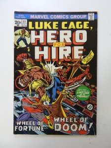Hero for Hire #11 (1973) VG condition top staple detached from cover
