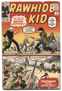 Rawhide Kid #34  1963 - Marvel  -VG- - Comic Book