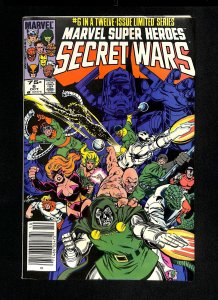 Marvel Super-Heroes Secret Wars #6 Newsstand Variant