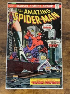 The Amazing Spider-Man #144 (1975).  1st full app Gwen Stacy clone. VG.