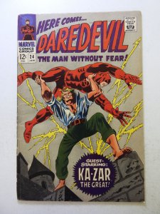 Daredevil #24 (1967) GD/VG condition moisture damage