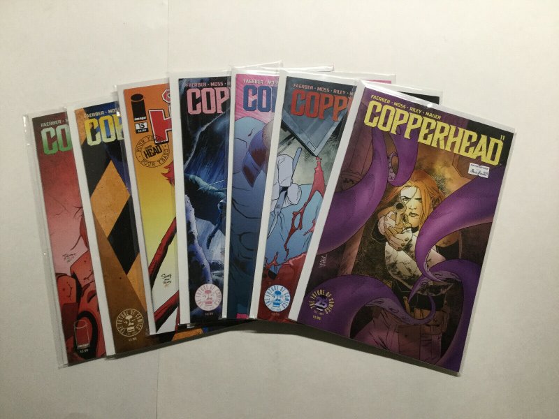 Copperhead 1-15 17 18 Lot Run Set Near Mint Missing 16 Image