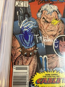 New Mutants (1990) # 87 (CGC 9.8  JSA 9.8) Sketch Mcfarlane + Wiacek • Newsstand