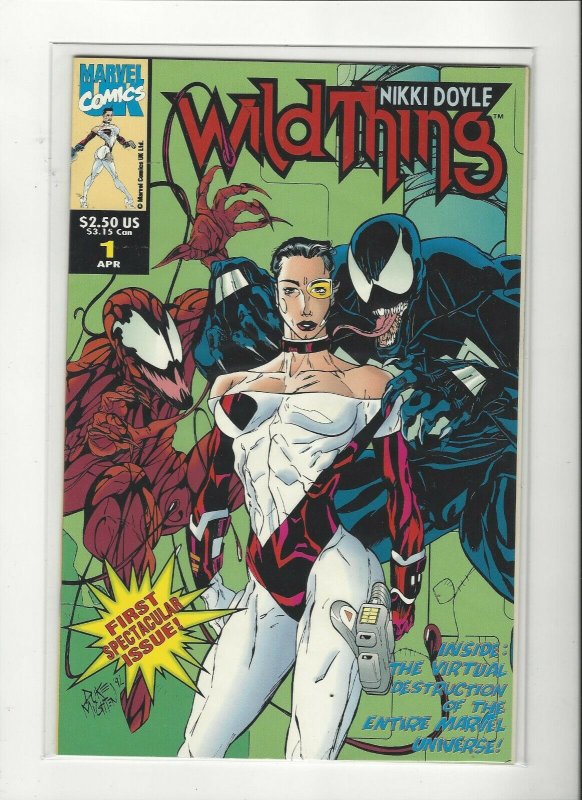 Wild Thing #1 Enbossed Cover Venom Carnage NM/M Marvel Comics UK