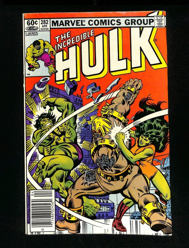 Incredible Hulk (1962) #282 Newsstand Variant 1st She-Hulk Crossover!