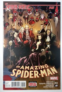 The Amazing Spider-Man #12 (9.4, 2015) 1ST COMIC BOOK APP OF LEOPARDON