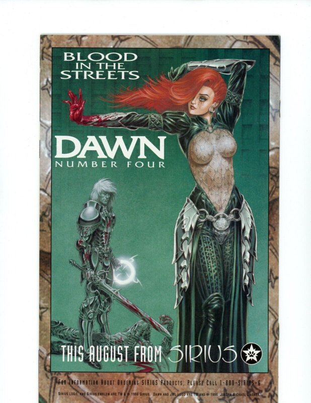 Dawn #3 - Signed by Joseph Michael Linsner (6.0) 1995