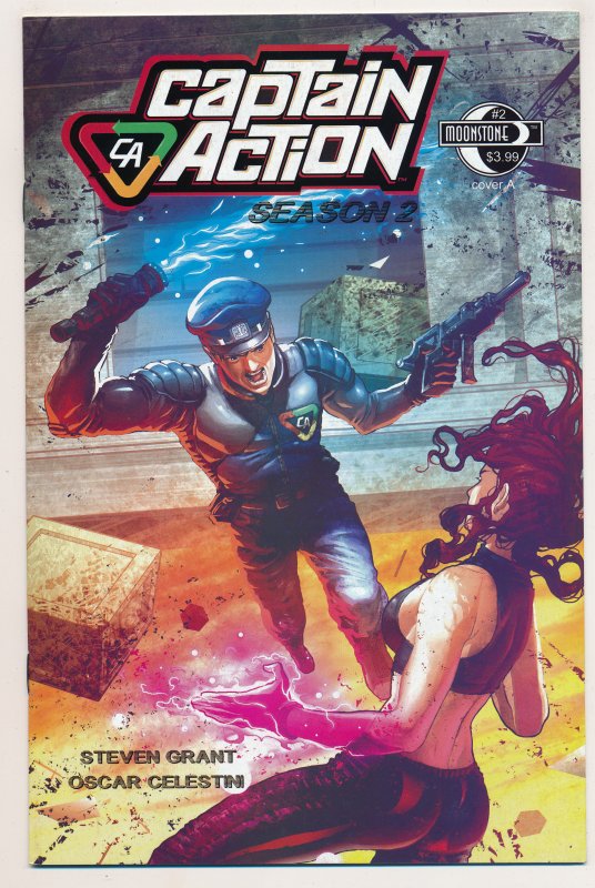 Captain Action Season Two (2010 Moonstone) #1-3 NM Complete series