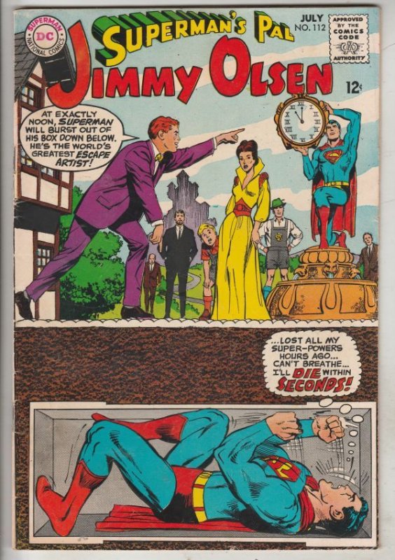 Jimmy Olsen, Superman's Pal  #112 (Jul-68) FN/VF Mid-High-Grade Jimmy Olsen