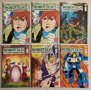 Robotech The New Generation lot #1-12 Comico (8.0 VF) 14 different (1985-'86)