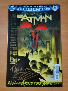 Batman #8 Variant Cover Signed Steve Orlando ~ NEAR MINT NM ~ 2016 DC Comics