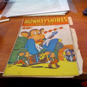 Monkeyshines Comics #13 unity publications (1947) golden age precode cartoon