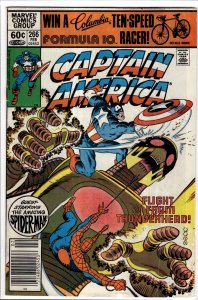Captain America #266 Newsstand Edition (1982) Captain America