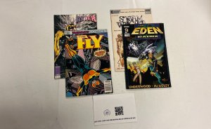 4 comics The Fly 1 Aster 1 Eden Matrix 1 Storm Watcher 1 5 JW36