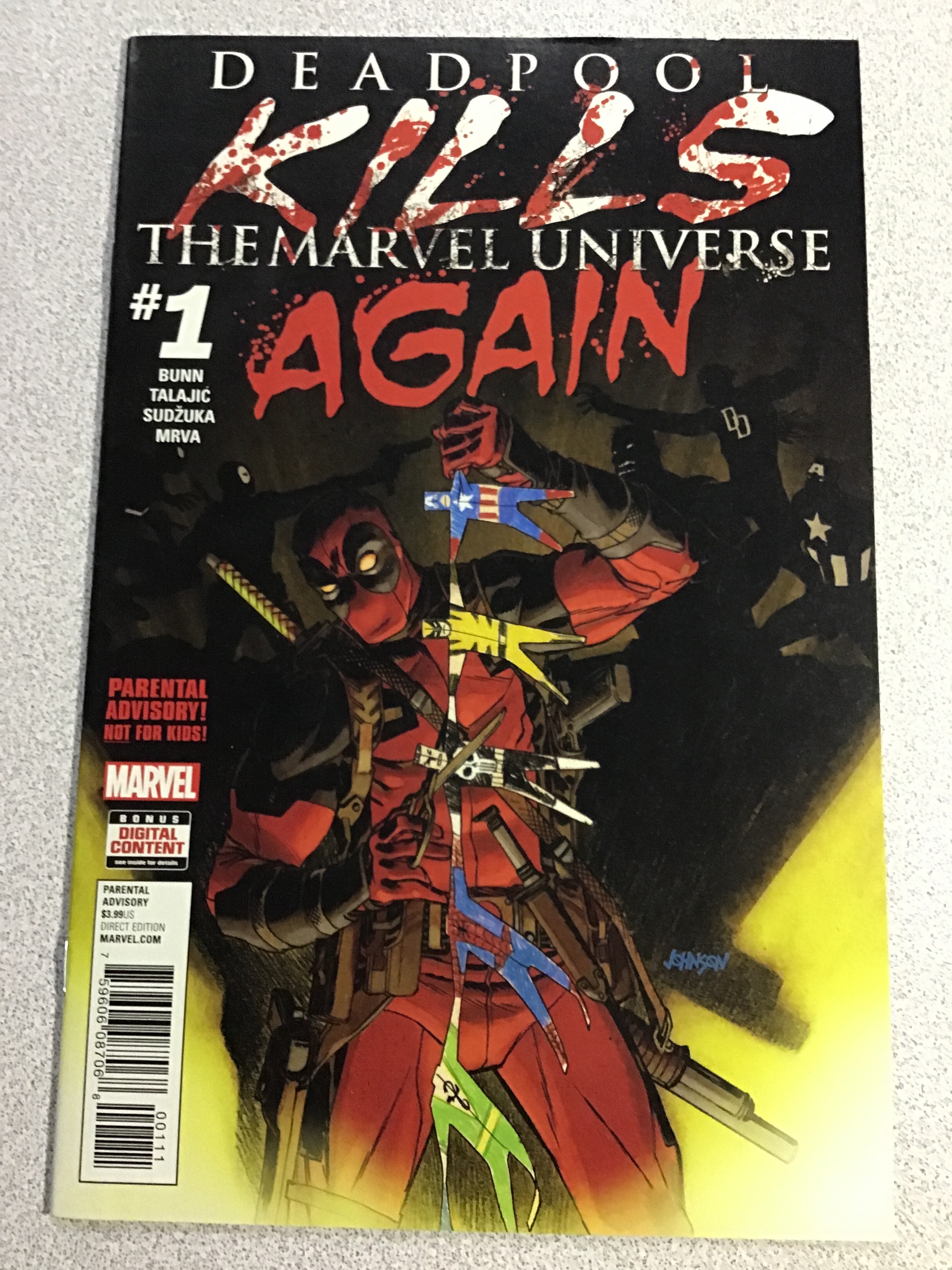 Deadpool Kills The Marvel Universe Again 1 2017 Comic Books Modern Age Marvel Hipcomic 6935