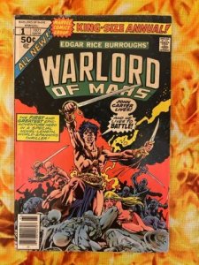 John Carter Warlord of Mars Annual #1 (1977) - VF-