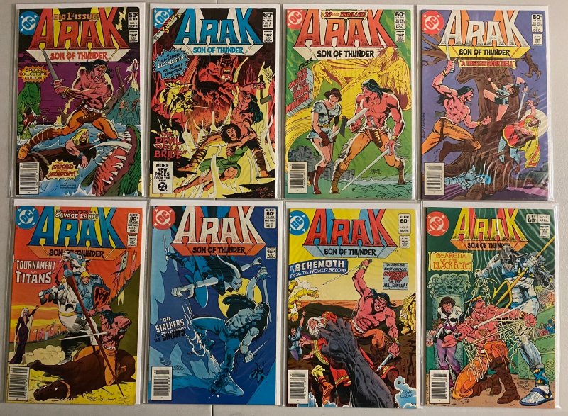 Arak Son of Thunder lot #1-49 DC (average 8.5 VF+) 35 different (1981 to 1985)