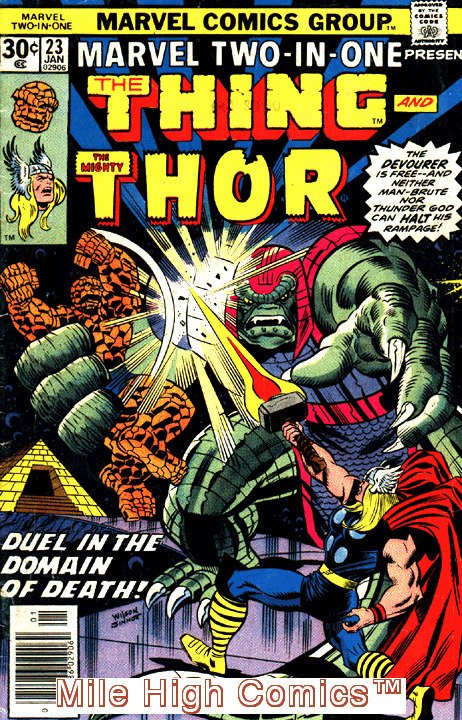 MARVEL TWO-IN-ONE (1974 Series)  (MARVEL) #23 Fair Comics Book 