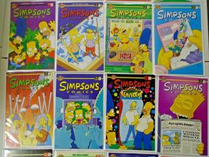 Simpsons Comics Lot From:#1-49, 44 Different, 6.0 FN (1993-2000)