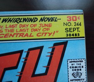 The Flash #244 (1976)  FINE CONDITION  (SPINE ROLL, LIGHTLY TONED PAGES)