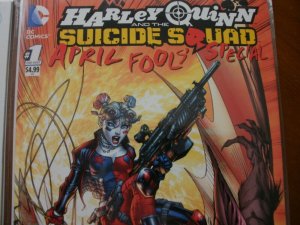 2 DC Comics HARLEY QUINN Comic Book: #52 (Variant) & APRIL FOOL'S SPECIAL #1