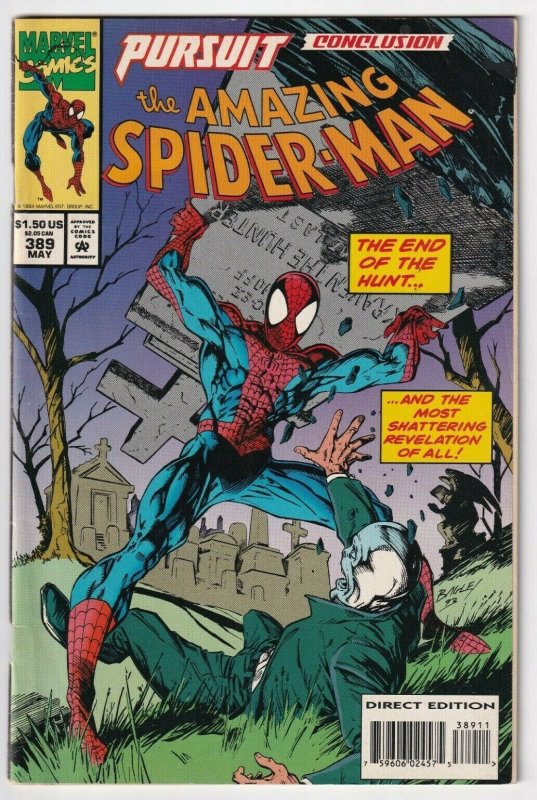 The Amazing Spider-Man #389 May 1994 Marvel