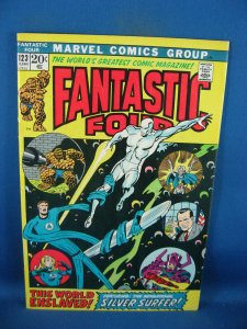 FANTASTIC FOUR 123 VF SILVER SURFER GALACTUS 1972