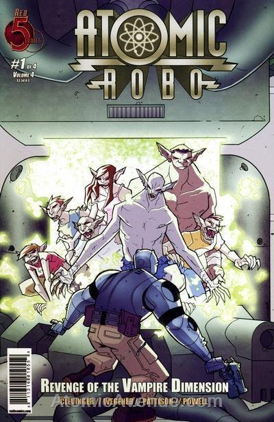 Atomic Robo: Revenge of the Vampire Dimension #1 VF/NM ; Red 5