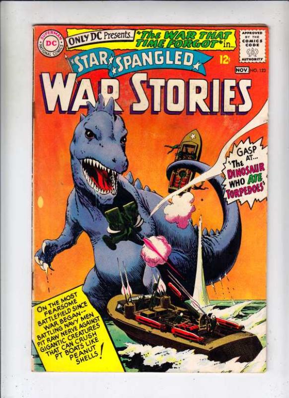 Star Spangled War Stories #123 (Nov-65) VG Affordable-Grade Dinosaur