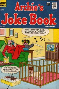 Archie's Jokebook Magazine #89 POOR ; Archie | low grade comic June 1965 Babysit