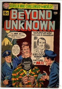 FROM BEYOND the UNKNOWN #5 VG+ Murphy Anderson Gorilla Mr X 1969 1970