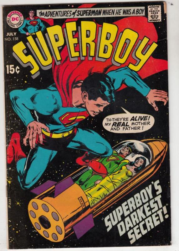 Superboy #158 (Jul-69) VG Affordable-Grade Superboy