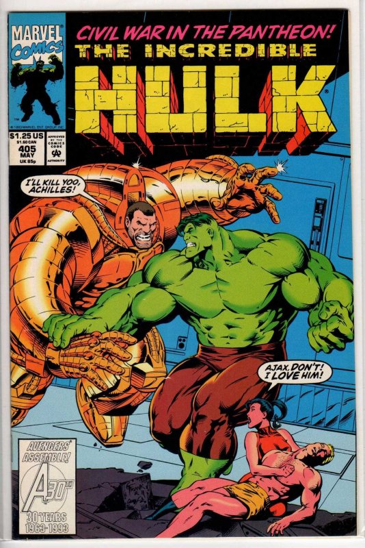 The Incredible Hulk #405 Direct Edition (1993) 9.2 NM-