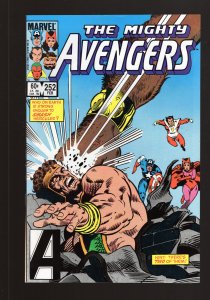 Avengers #252 - Bob Hall Cover Art. Joe Sinnott Art. (9.2) 1985