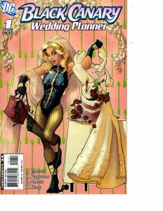 Lot Of 2 Comic Books DC Black Canary Wedding #1 and Blackest Night #0 LH17