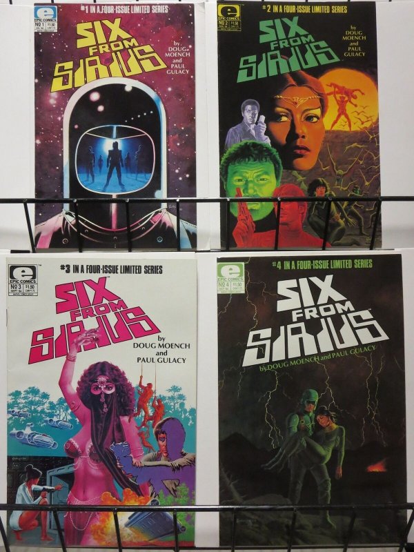 SIX FROM SIRIUS (1984)1-4 MOENCH AND GULACY IN SPACE!!!