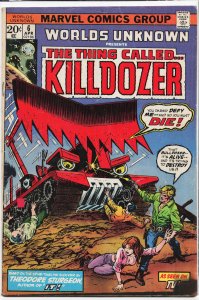 Worlds Unknown #6 (1974) Killdozer
