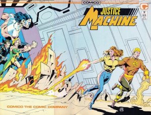 Justice Machine #17 Comico Comics 05/88 (VF+ 8.5/Stock Photo)