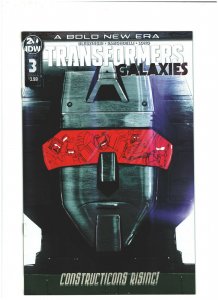 Transformers: Galaxies #3 NM- 9.2 IDW Comics 2019 Constructicons Rising 