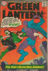 Green Lantern #44 ORIGINAL Vintage 1966 DC Comics
