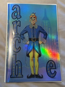 Archies Holiday Special Elf Movie Poster Variant Blue Foil 25 PRINTED World 