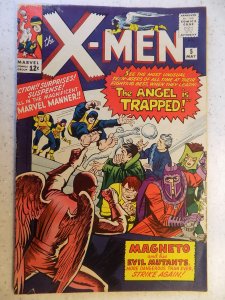 X-MEN # 5 MARVEL SILVER MAGNETO 2ND SCARLET WITCH VG/FN